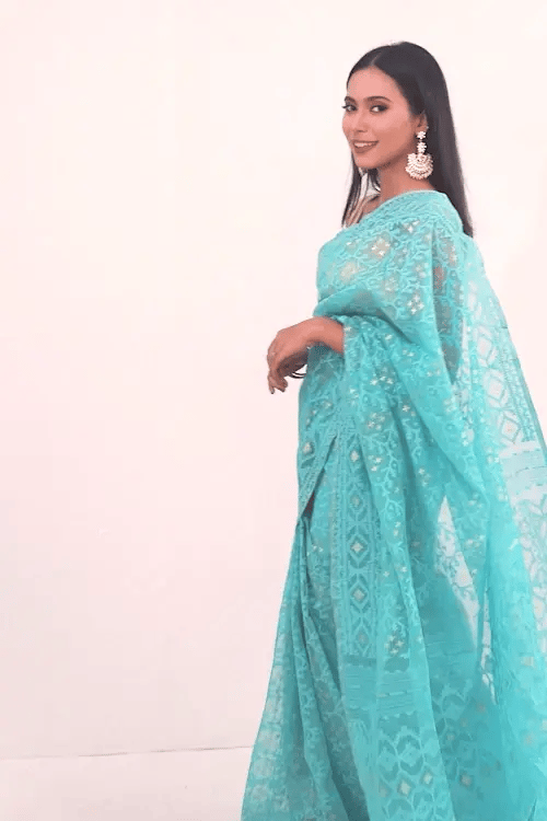 Belwari Jamdani Saree