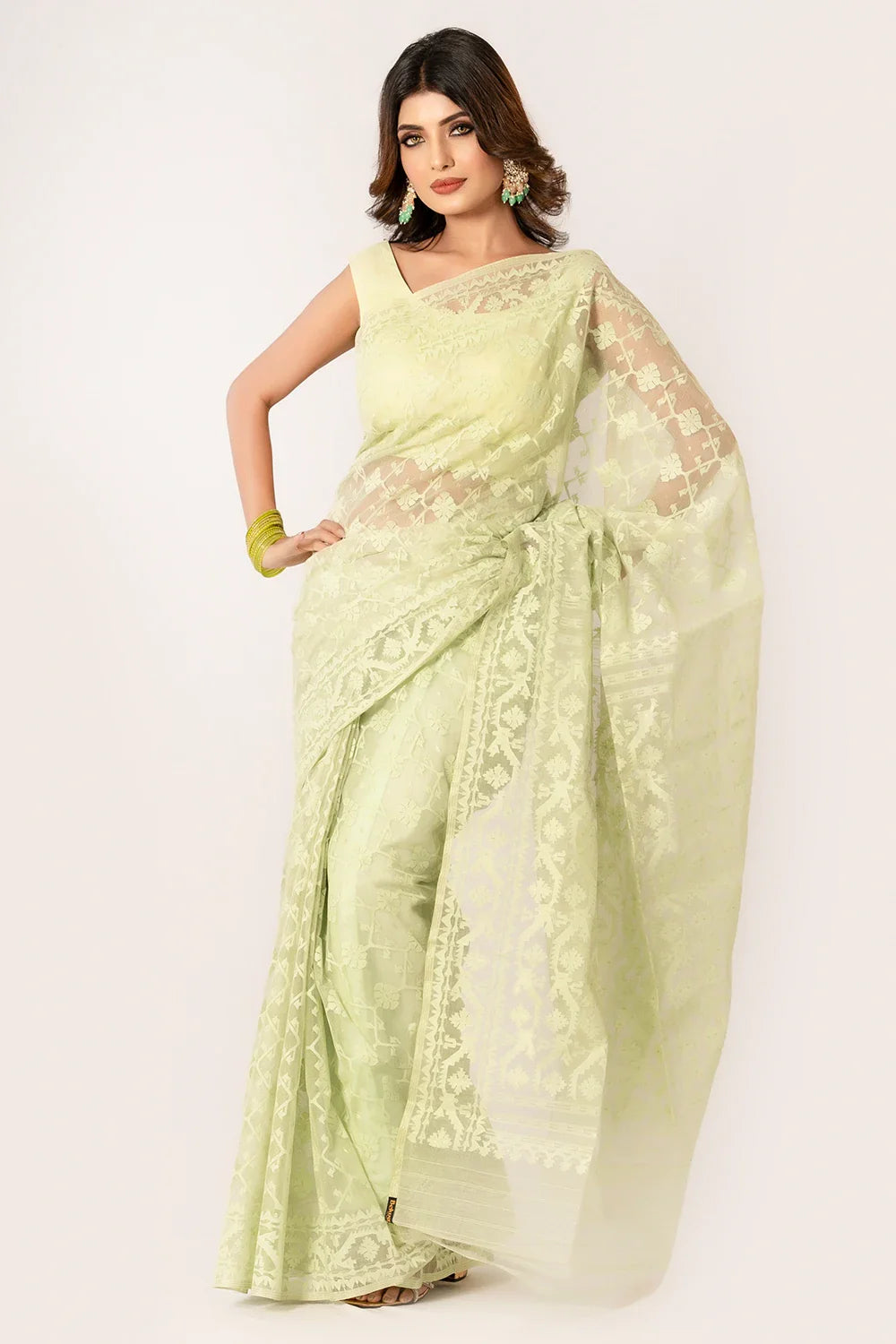 Belwari Jamdani Saree
