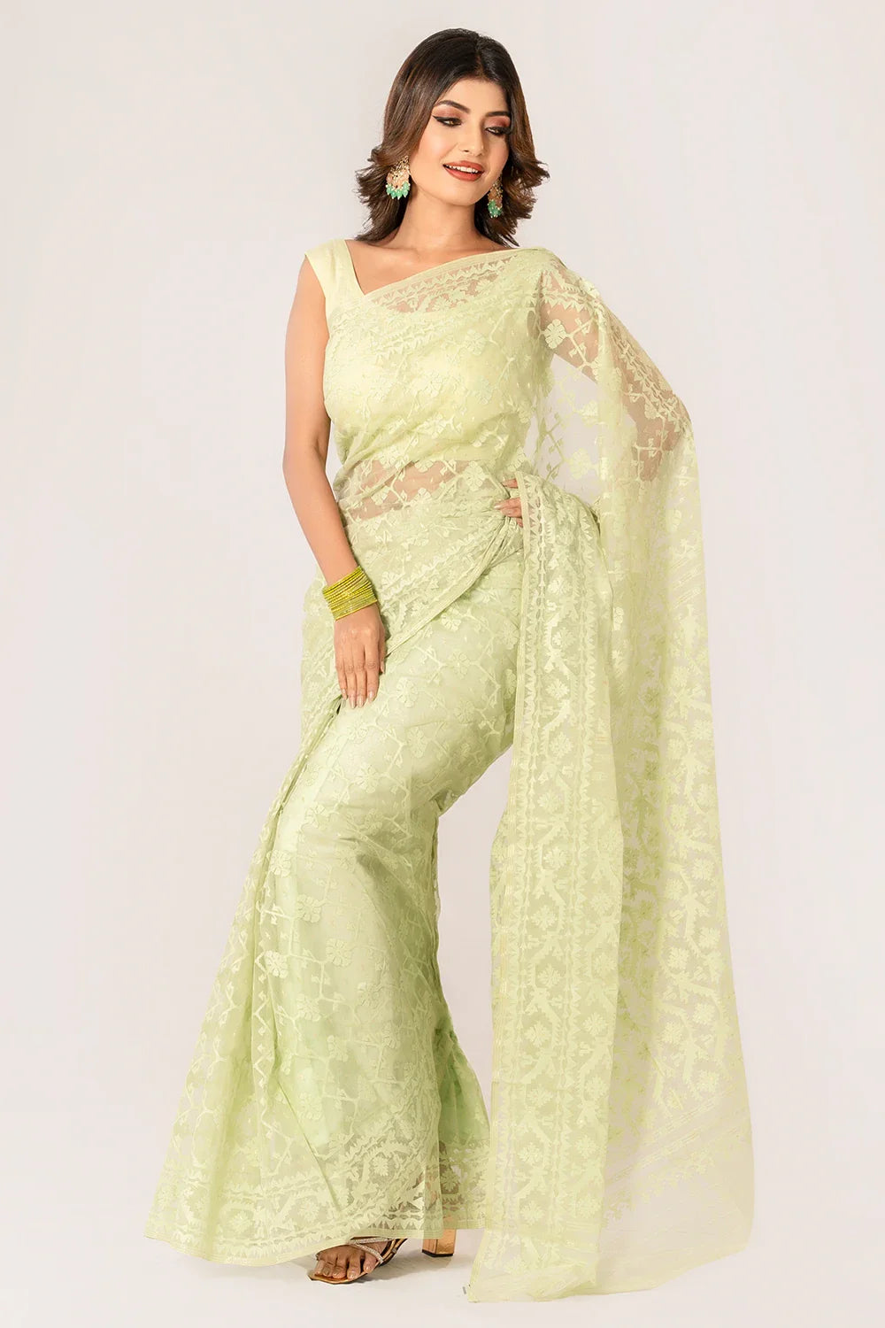 Belwari Jamdani Saree