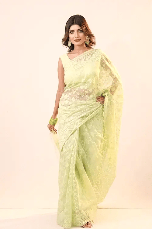 Belwari Jamdani Saree