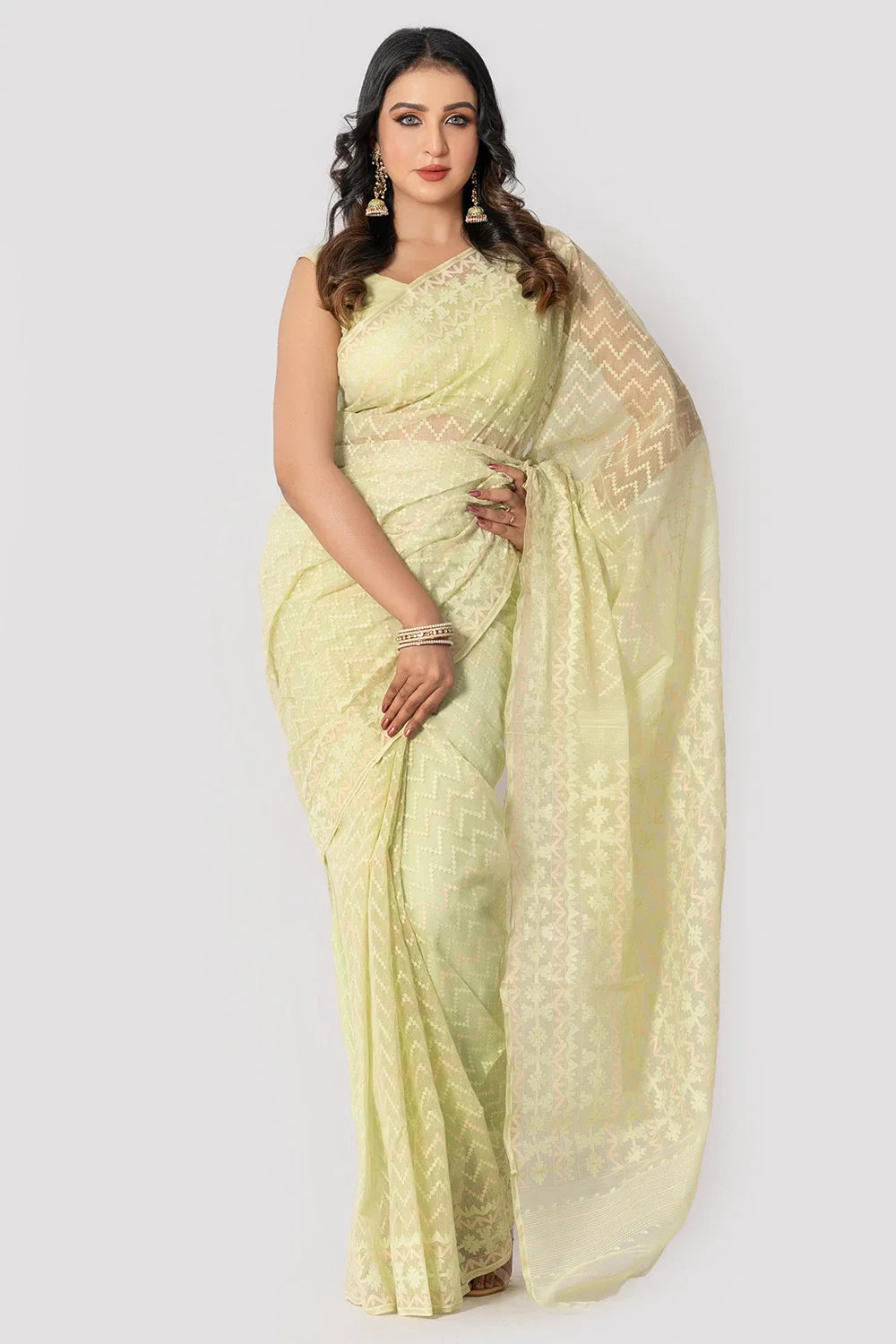 Belwari Jamdani Saree