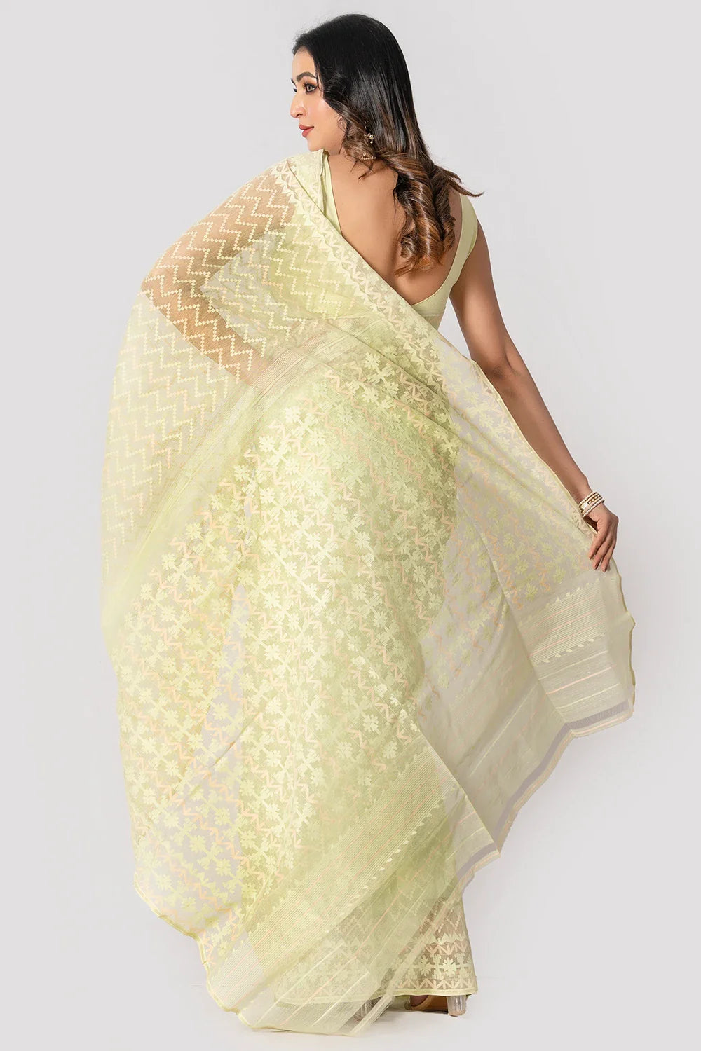 Belwari Jamdani Saree