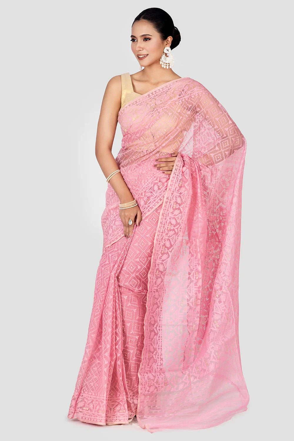Belwari Jamdani Saree