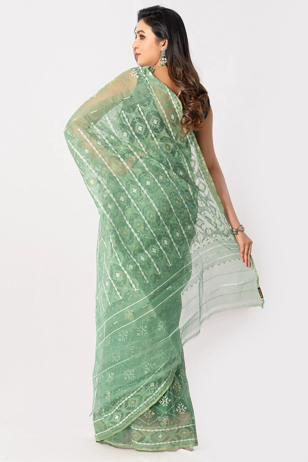 Belwari Jamdani Saree