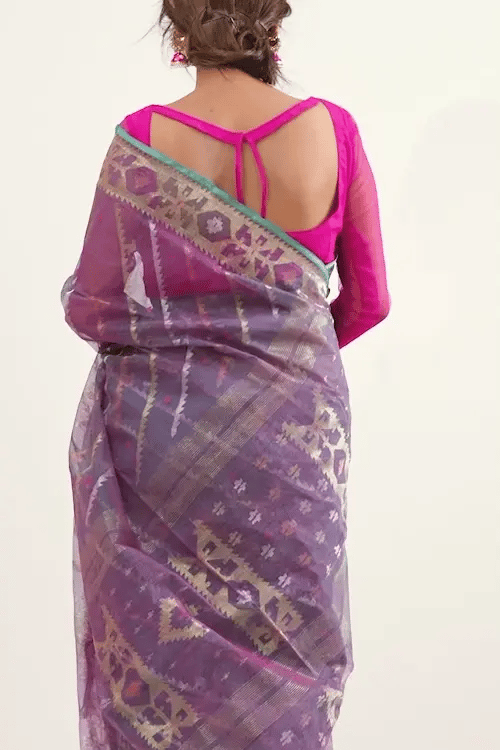 Belwari Jamdani Saree