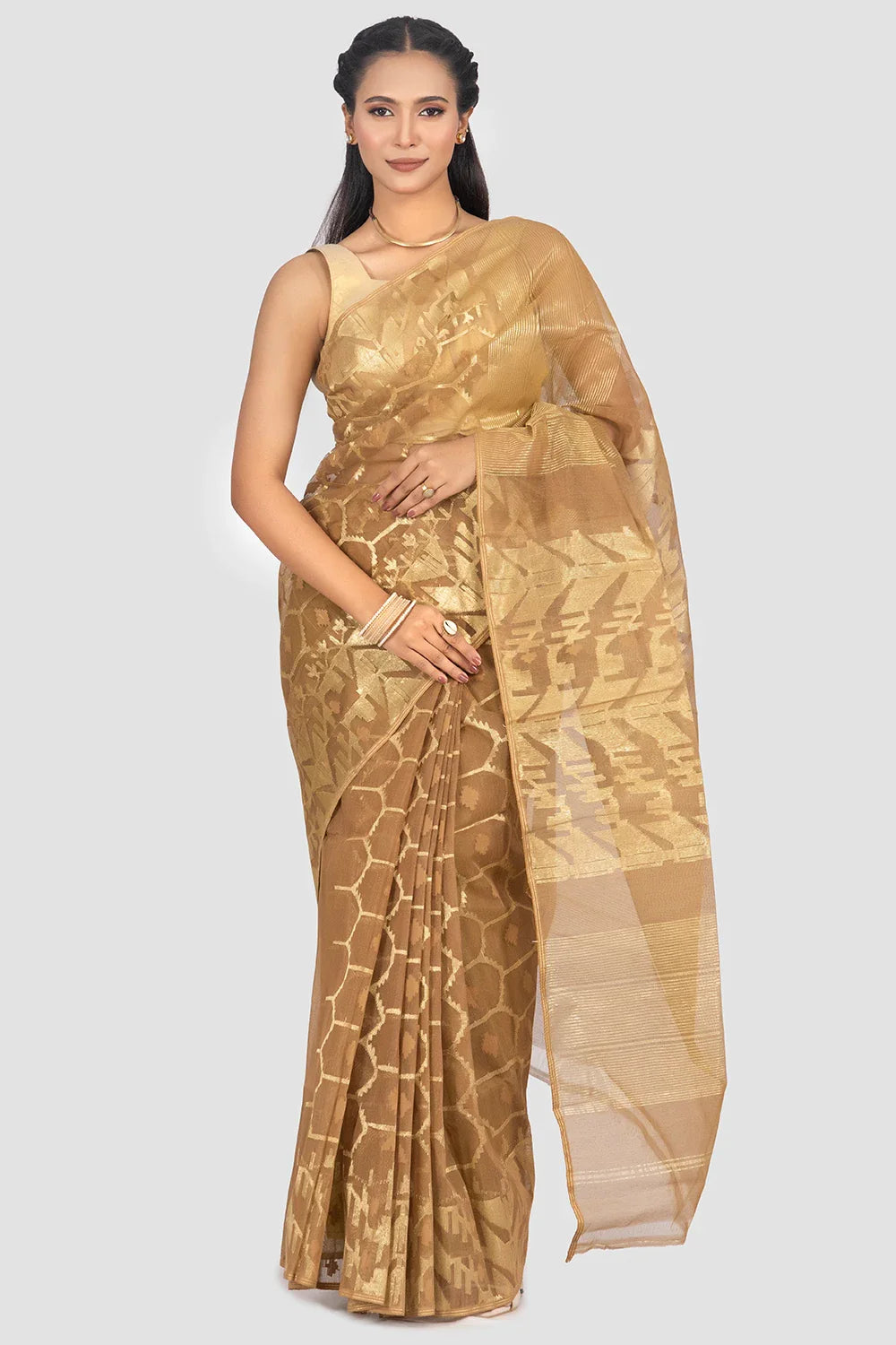 Belwari Jamdani Saree