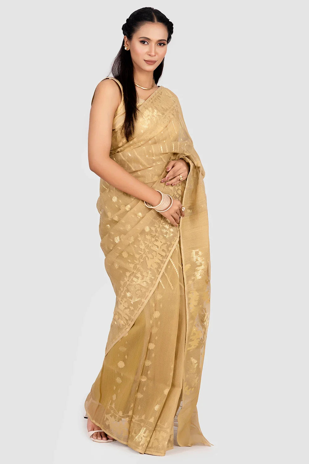 Belwari Jamdani Saree