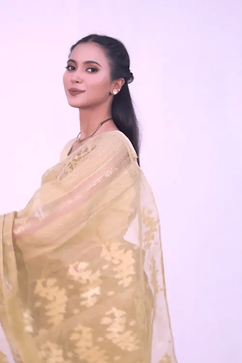 Belwari Jamdani Saree