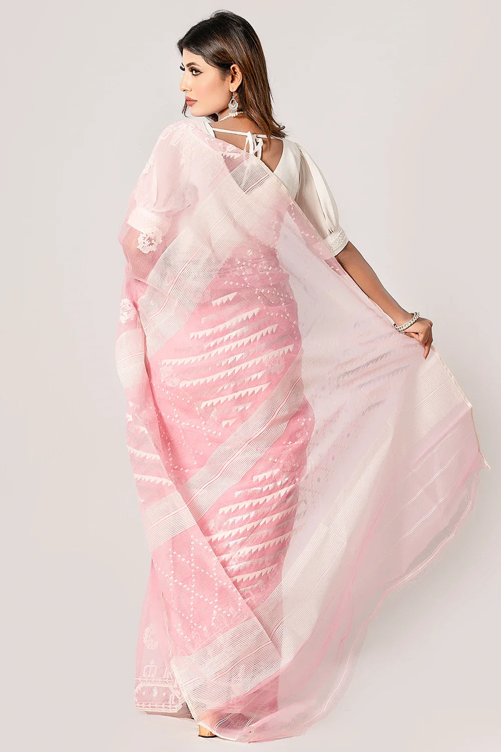 Belwari Jamdani Saree