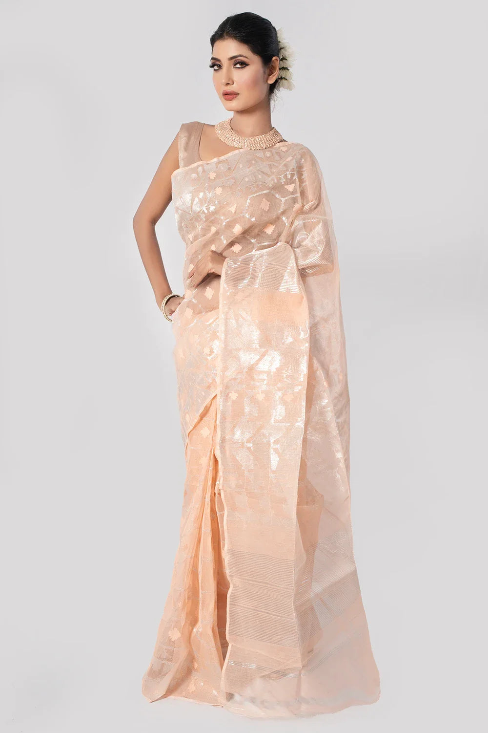 Belwari Jamdani Saree