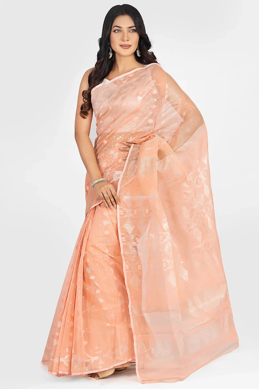 Belwari Jamdani Saree