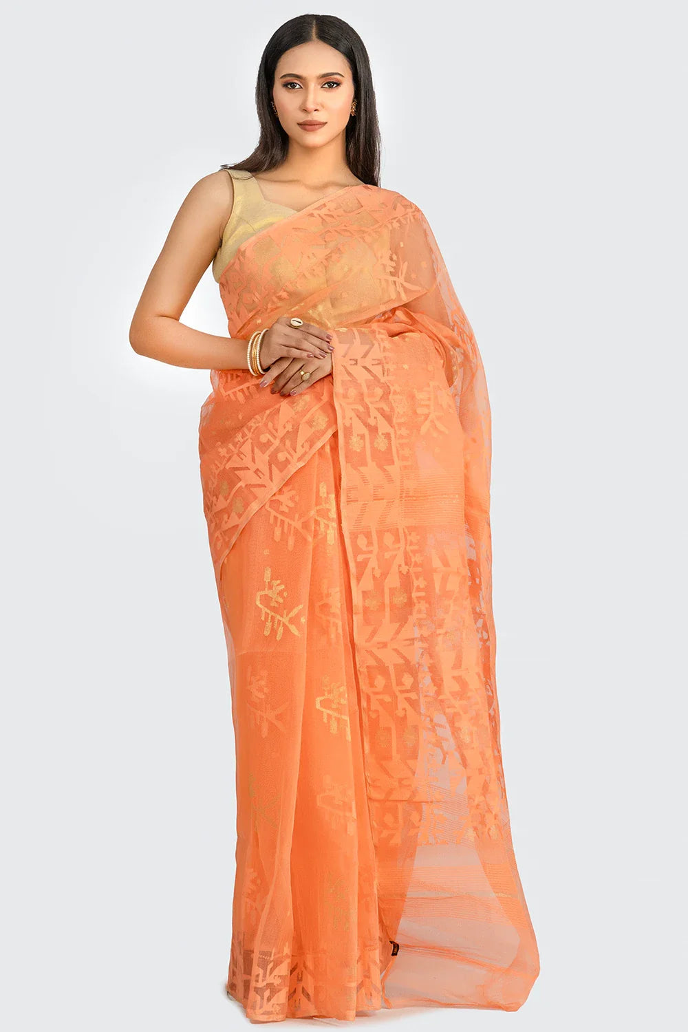 Belwari Jamdani Saree
