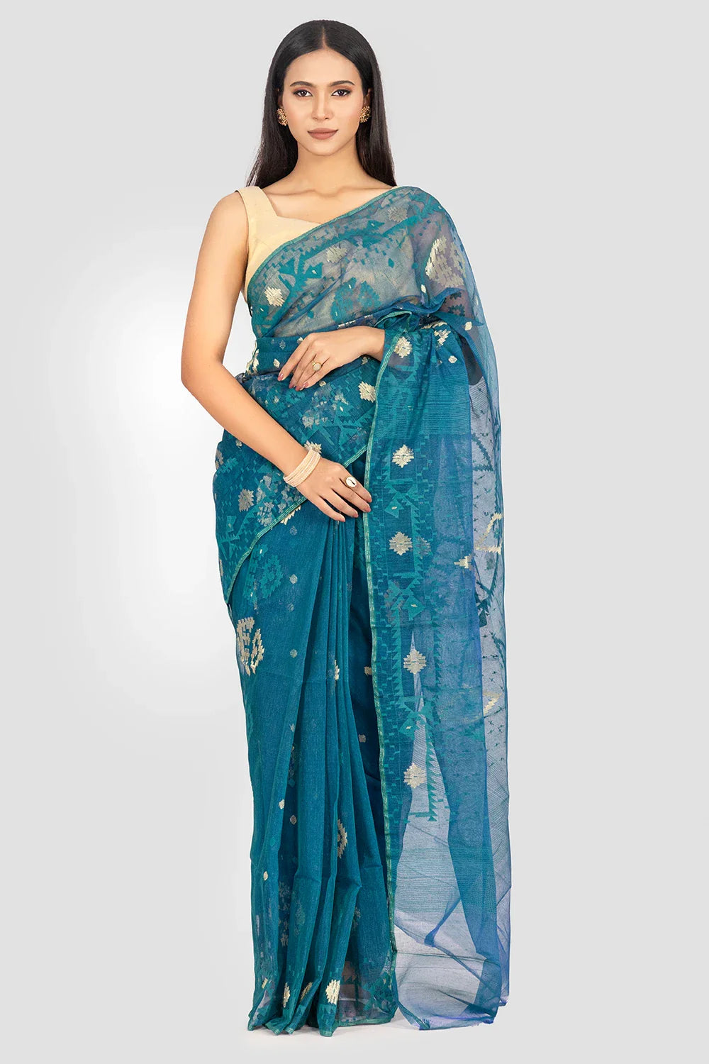 Belwari Jamdani Saree