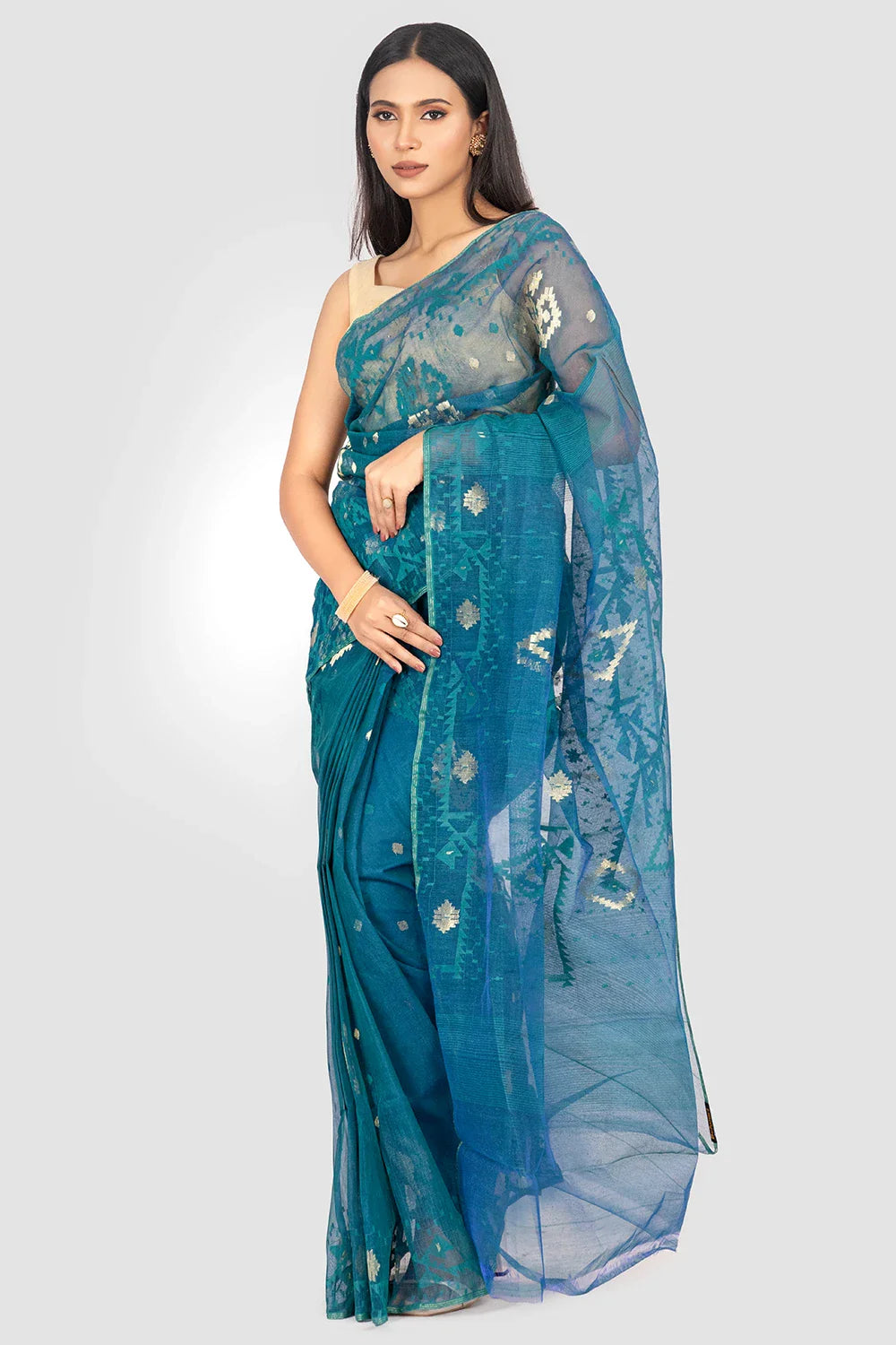 Belwari Jamdani Saree