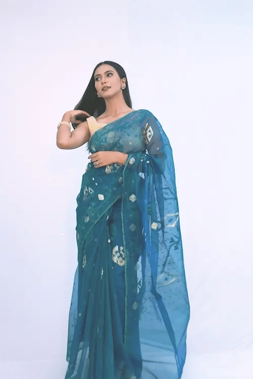 Belwari Jamdani Saree