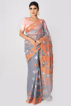 Belwari Jamdani Saree