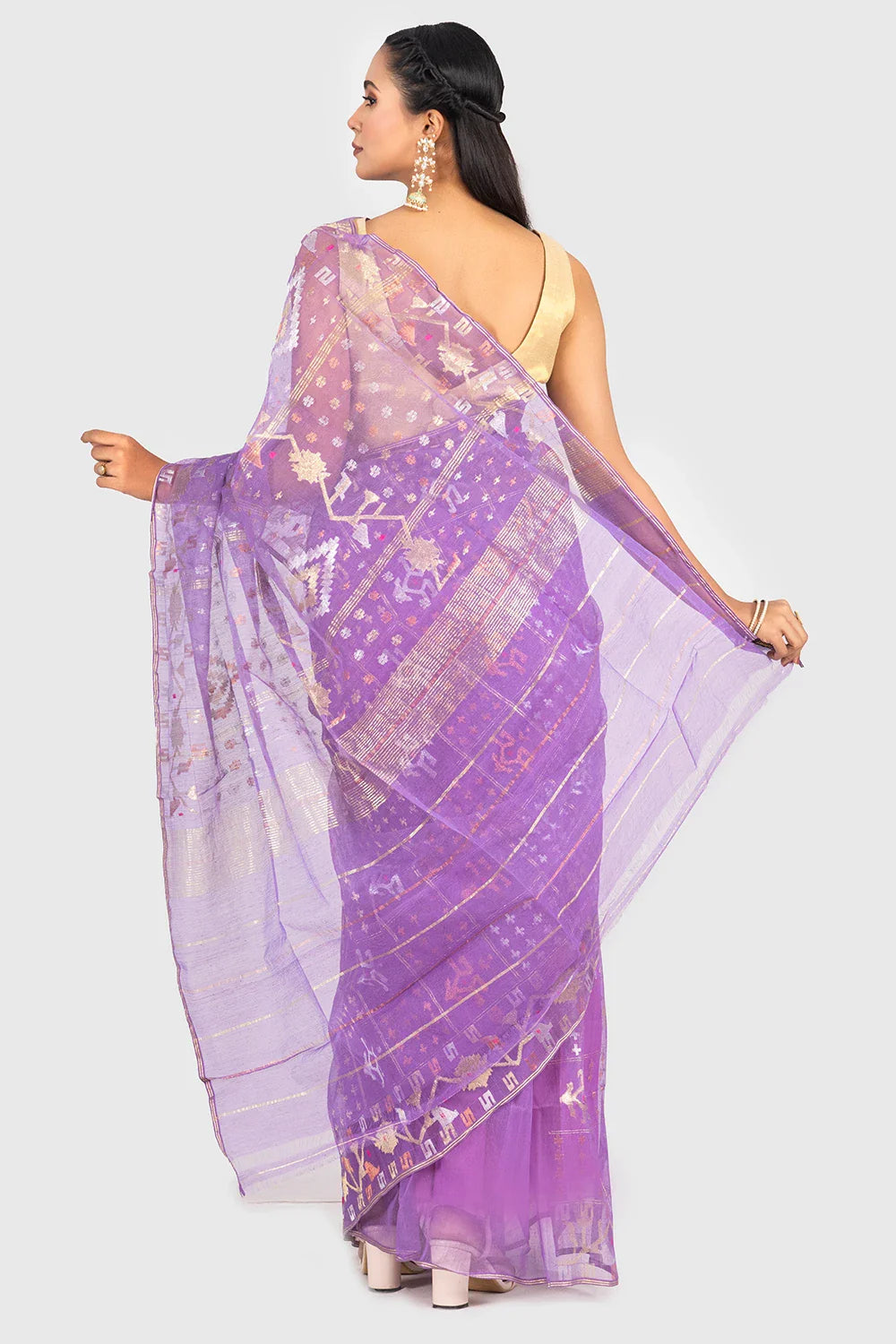 Belwari Jamdani Saree