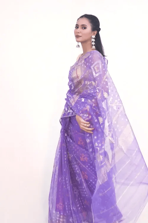 Belwari Jamdani Saree