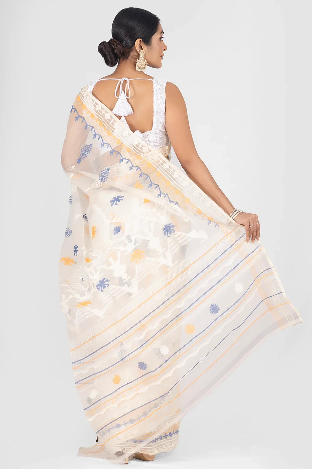 Belwari Jamdani Saree