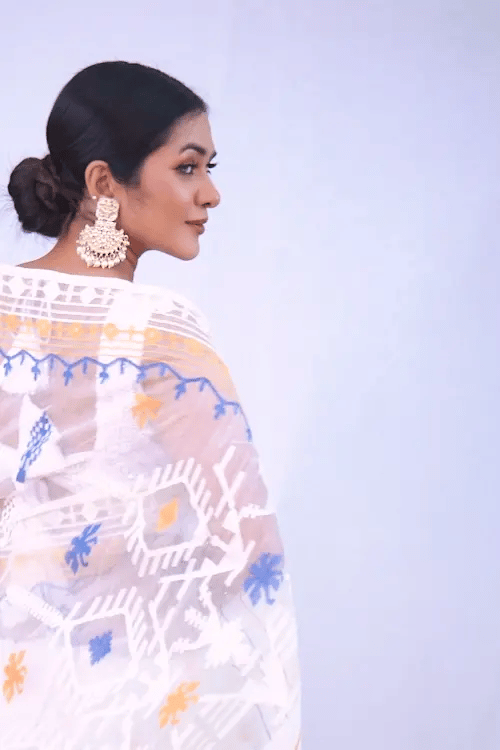 Belwari Jamdani Saree