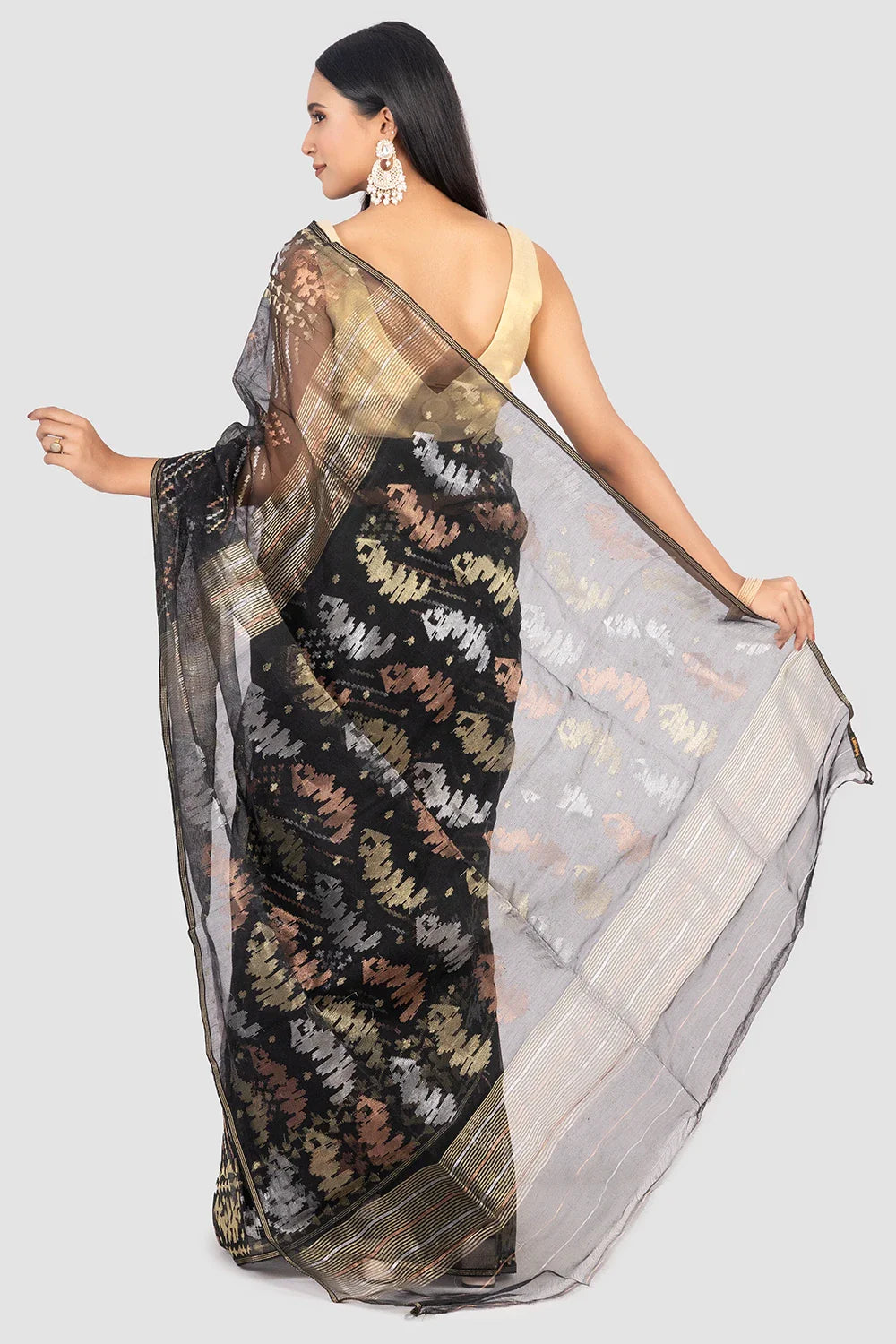Belwari Jamdani Saree