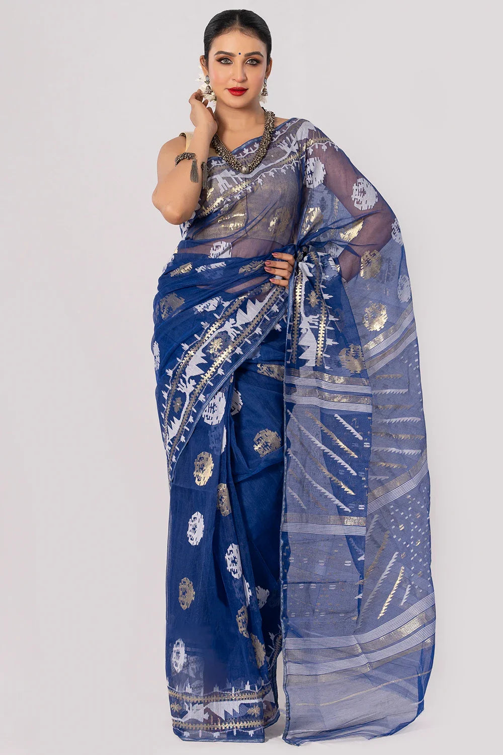 Belwari Jamdani Saree