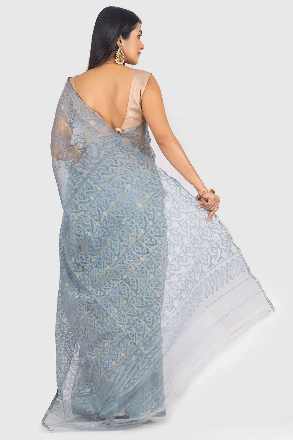 Belwari Jamdani Saree