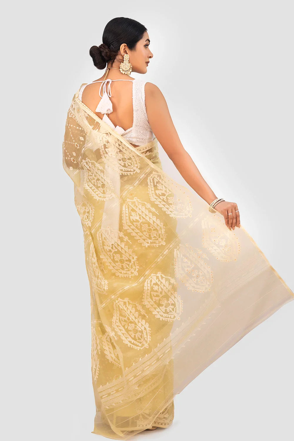 Belwari Jamdani Saree