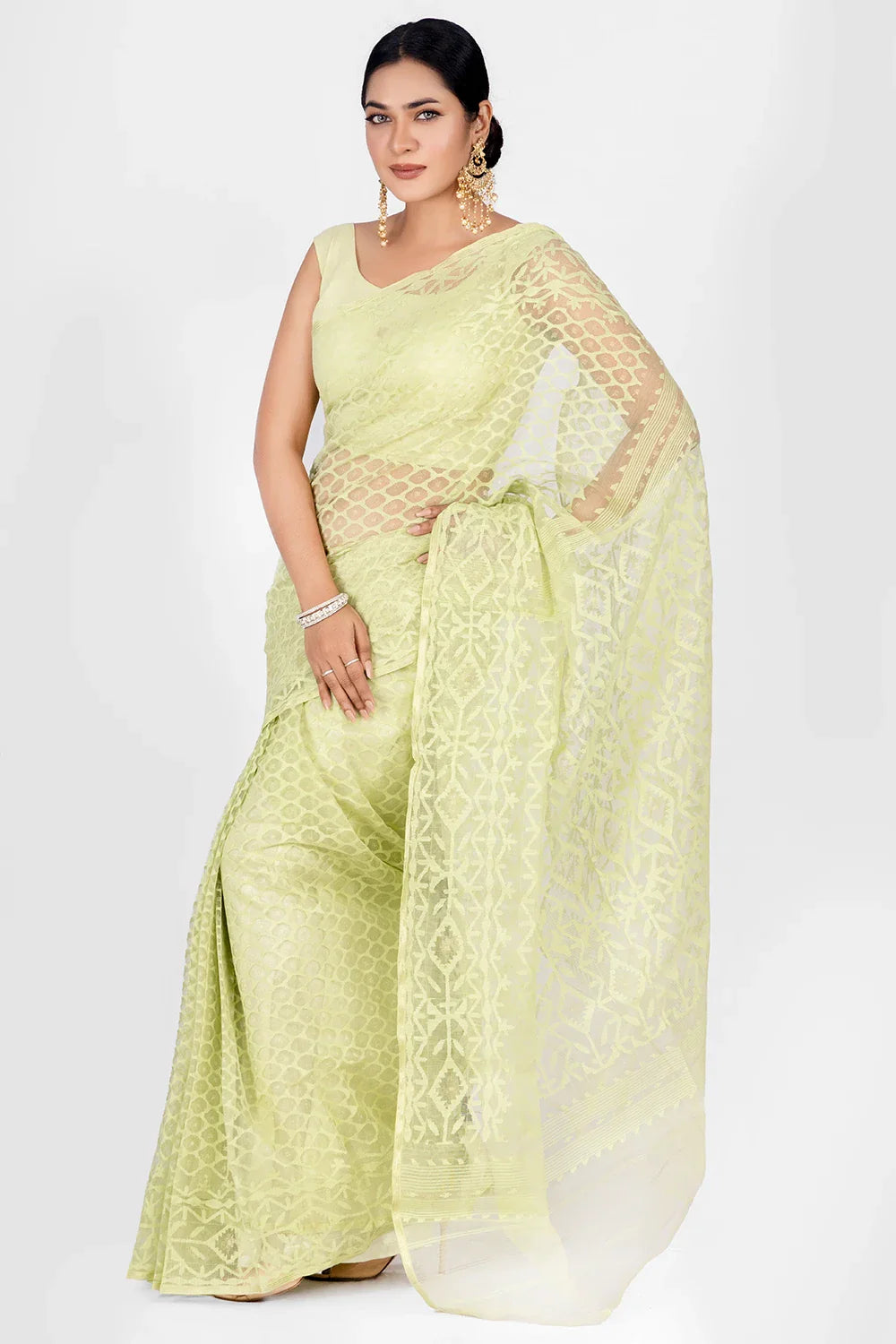 Belwari Jamdani Saree
