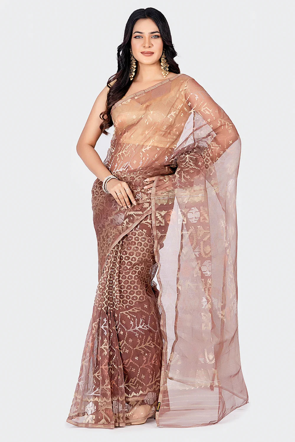 Belwari Jamdani Saree