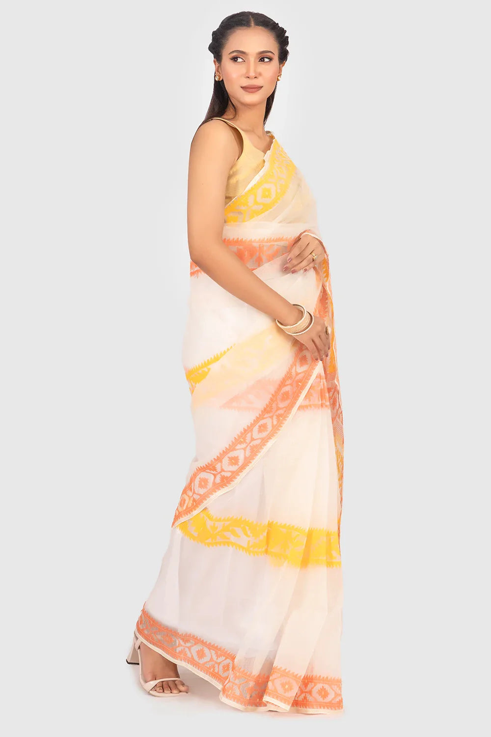 Belwari Jamdani Saree