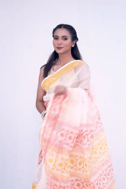 Belwari Jamdani Saree