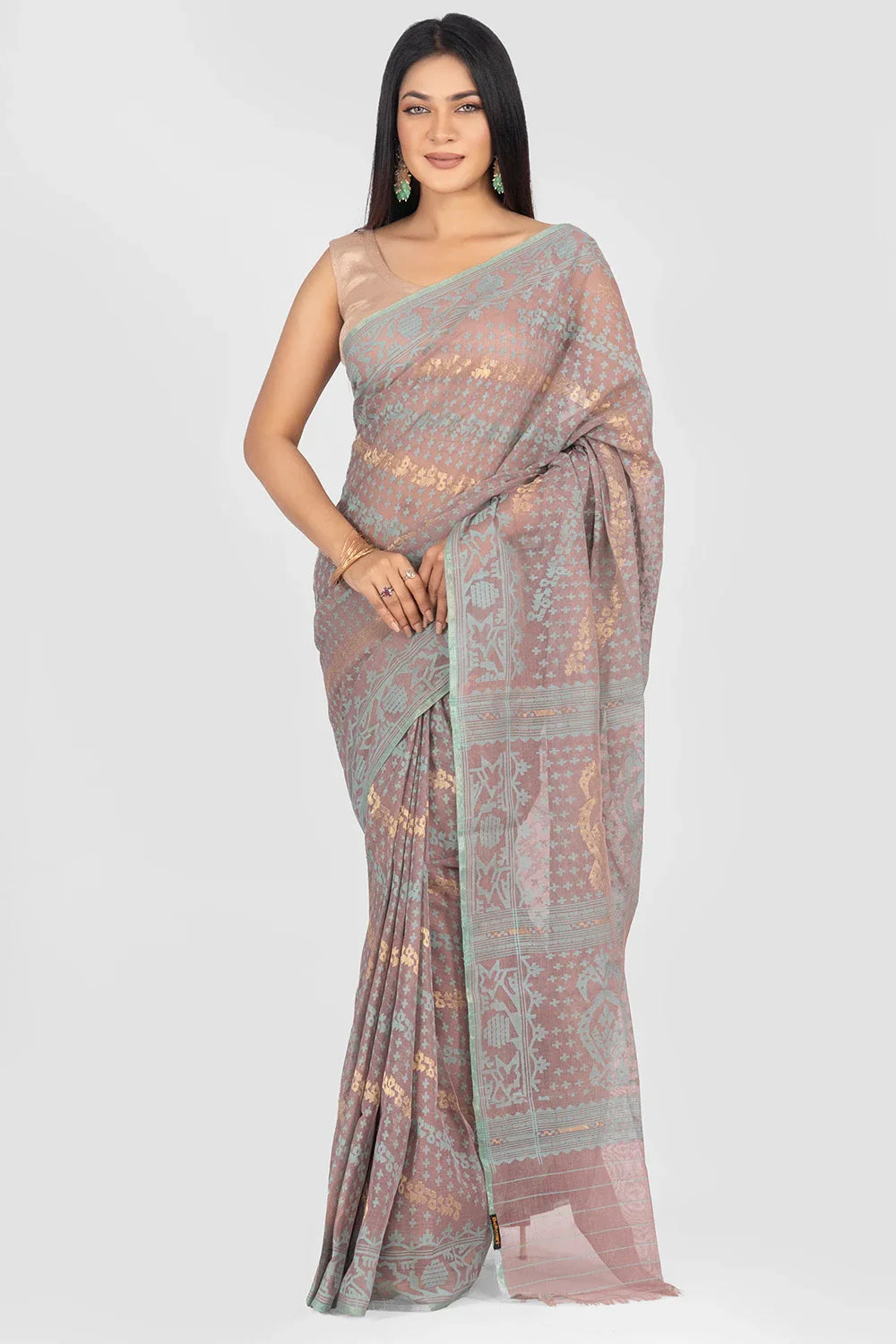 Belwari Jamdani Saree