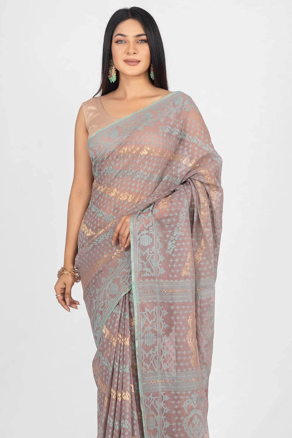 Belwari Jamdani Saree
