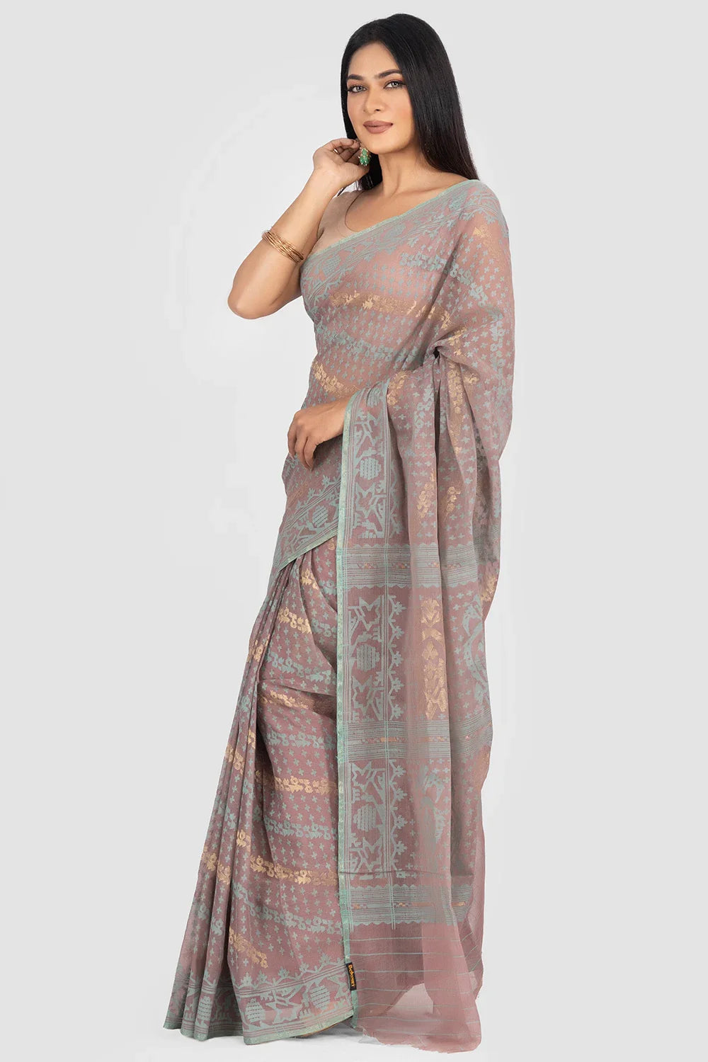Belwari Jamdani Saree