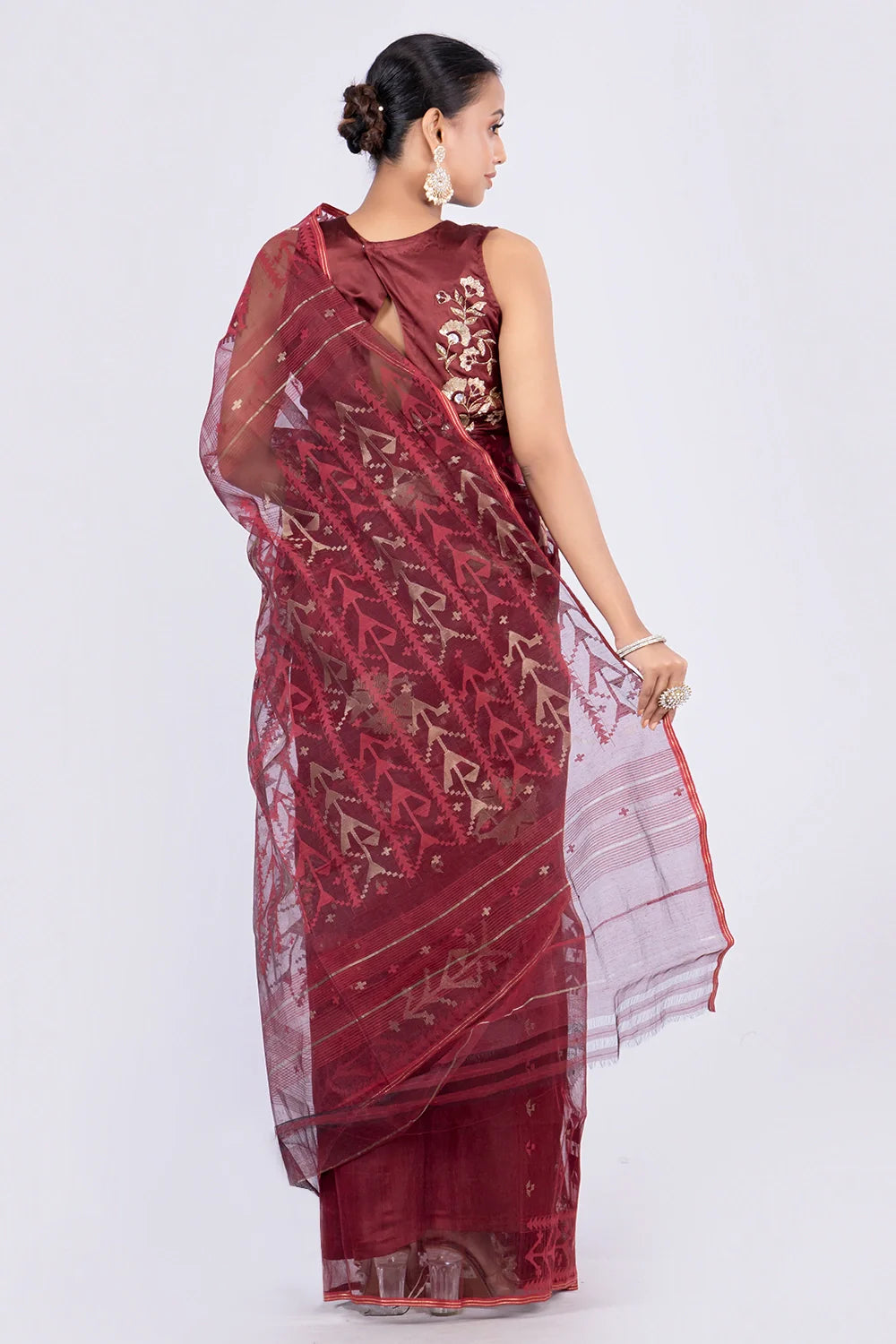 Belwari Jamdani Saree