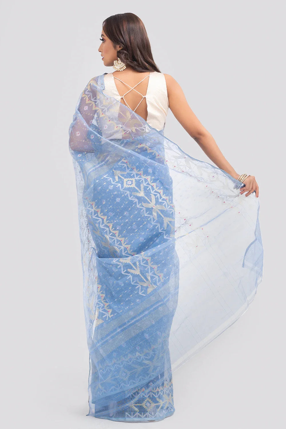 Belwari Jamdani Saree