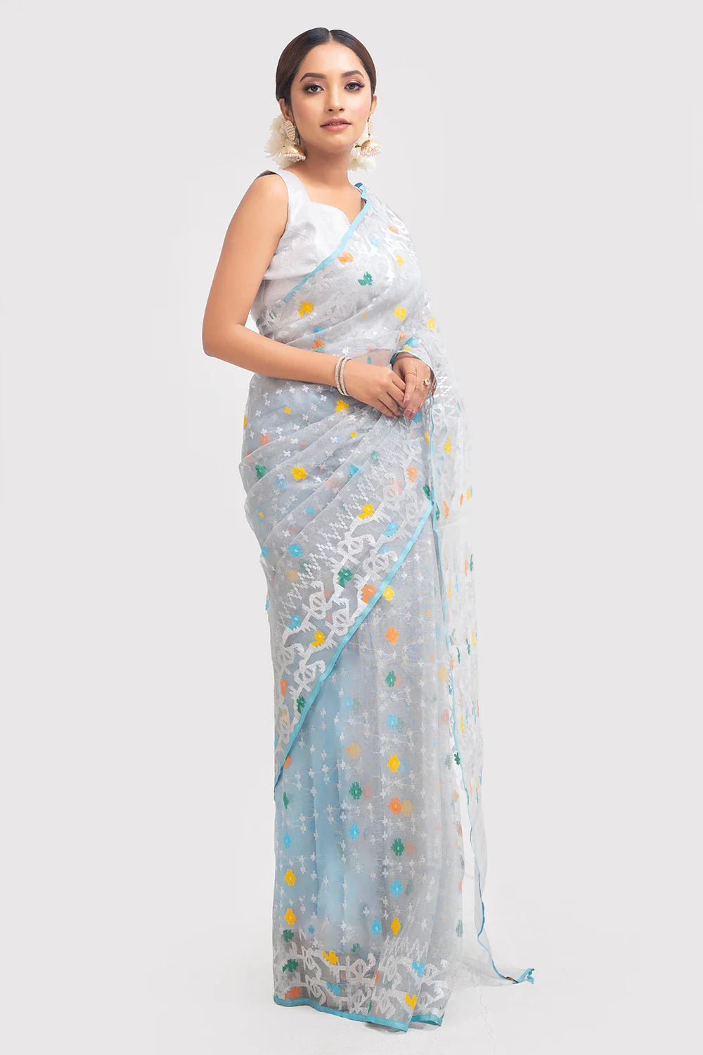 Belwari Jamdani Saree