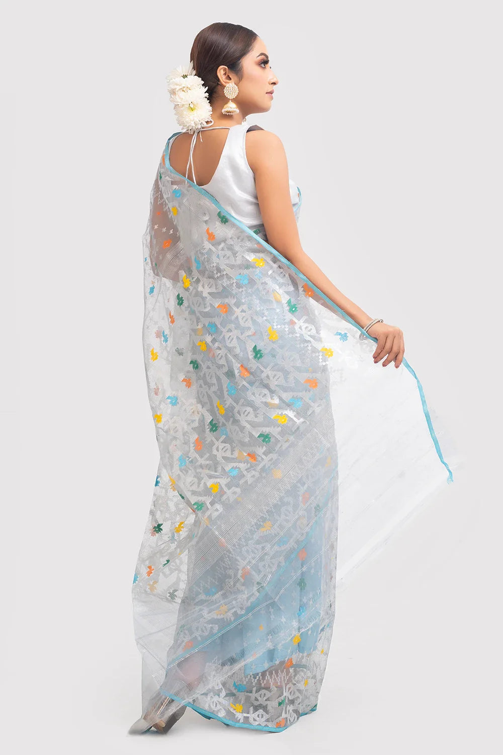 Belwari Jamdani Saree