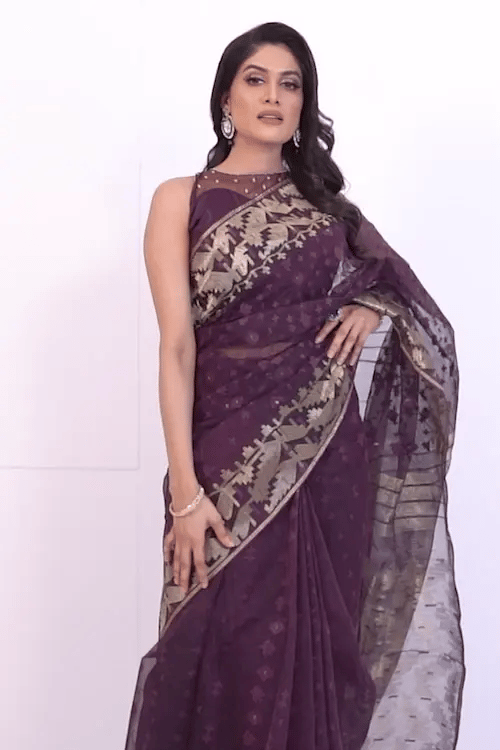 Belwari Jamdani Saree