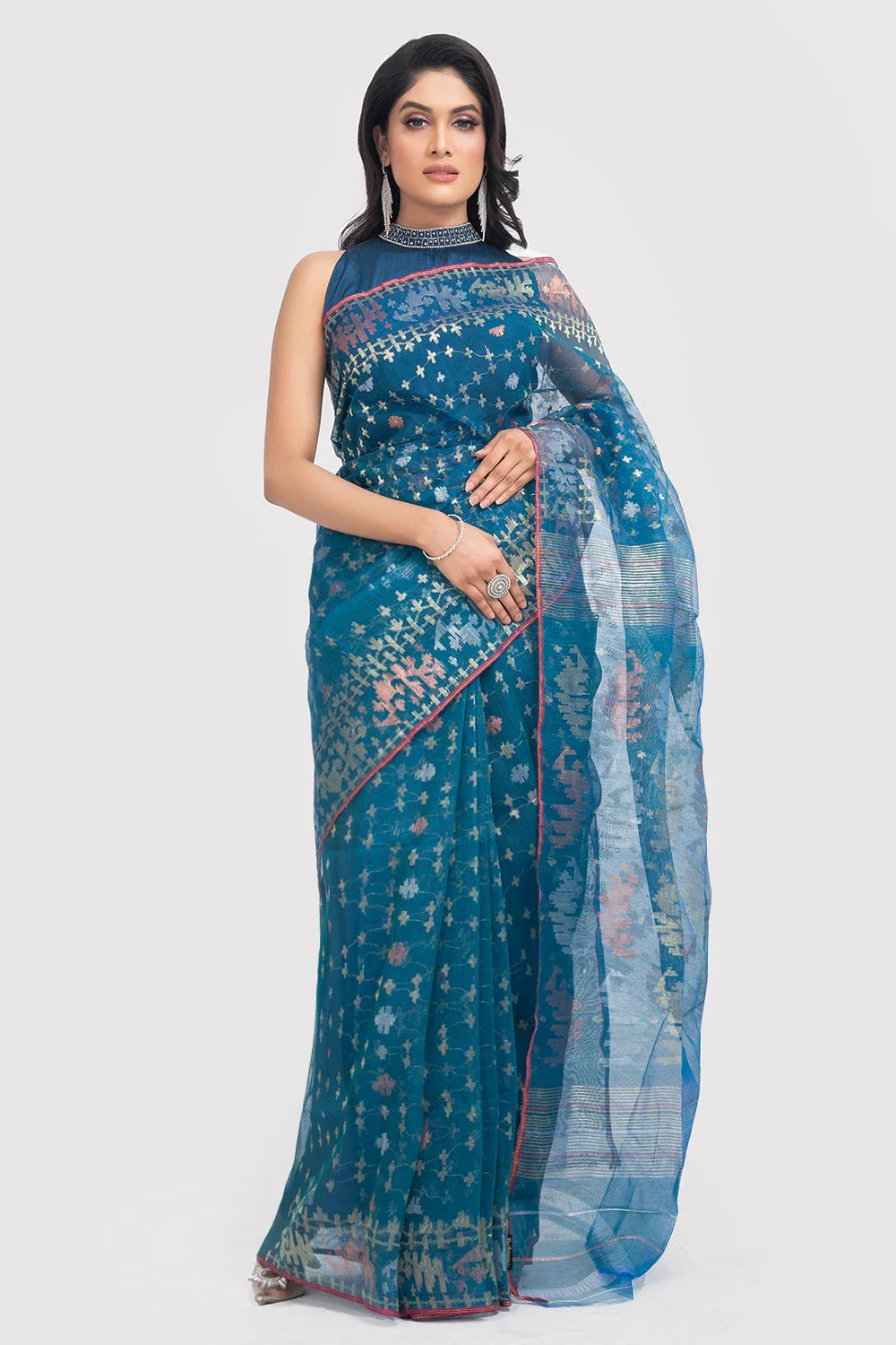 Belwari Jamdani Saree