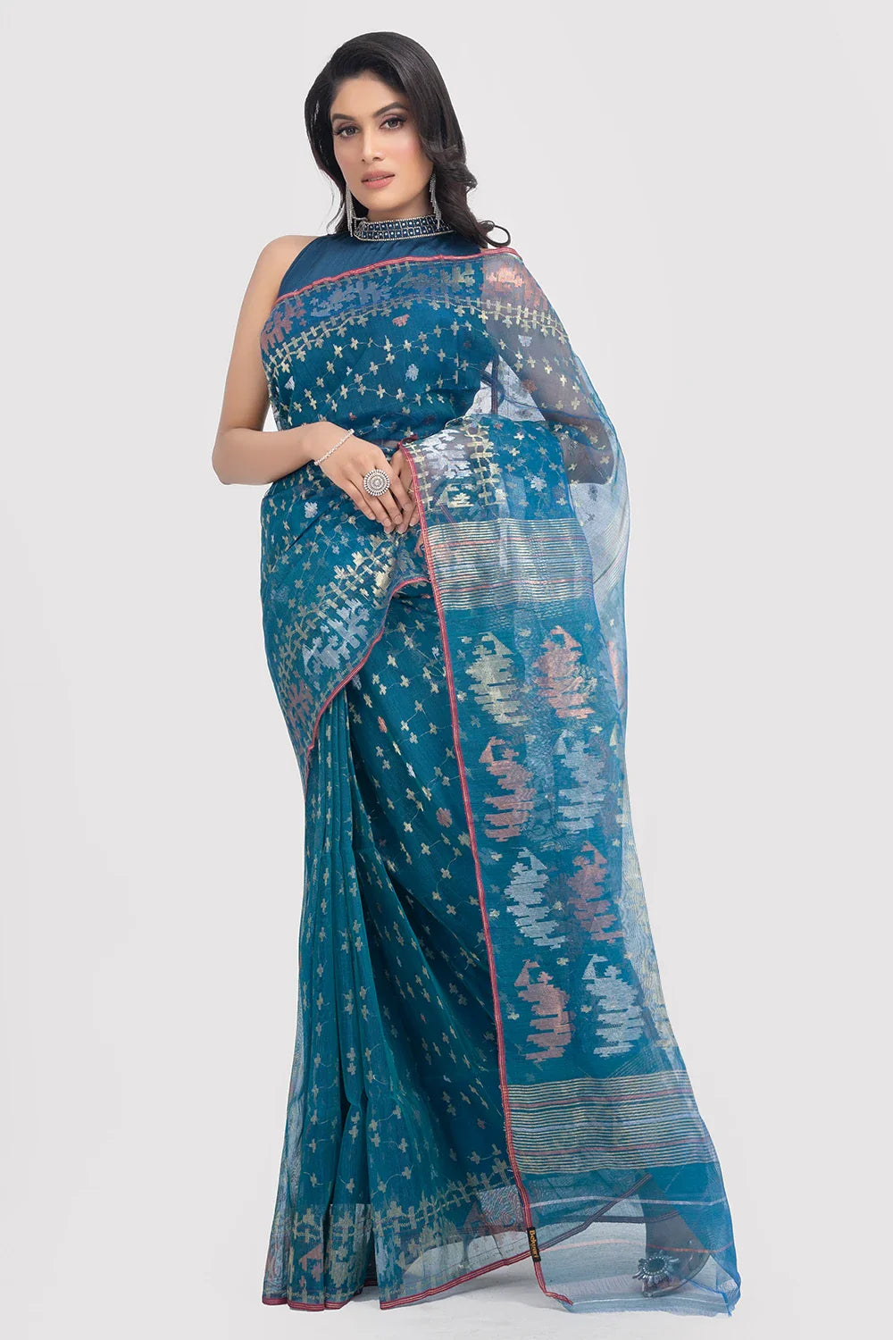 Belwari Jamdani Saree