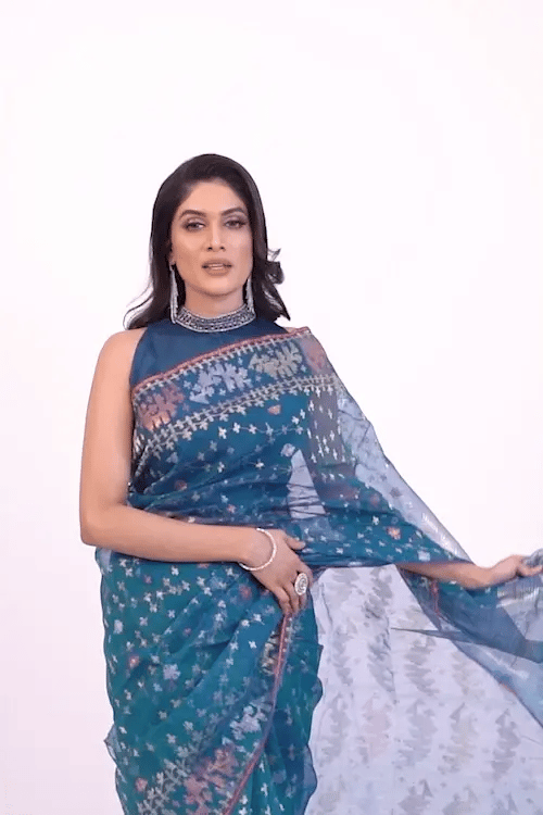 Belwari Jamdani Saree