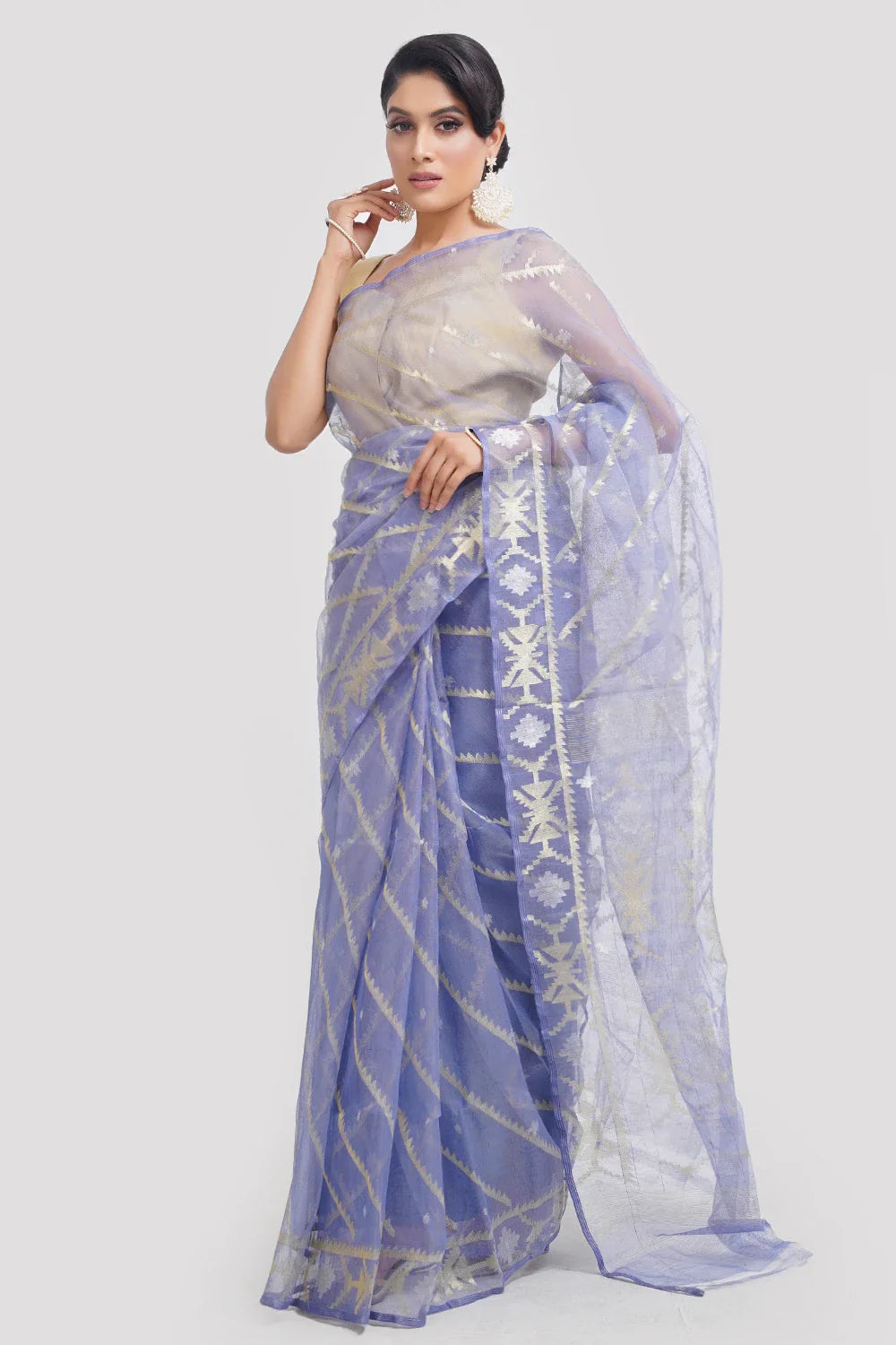 Belwari Jamdani Saree