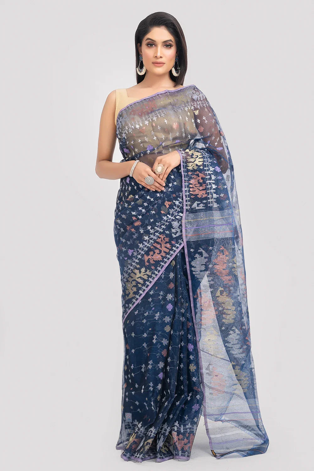 Belwari Jamdani Saree