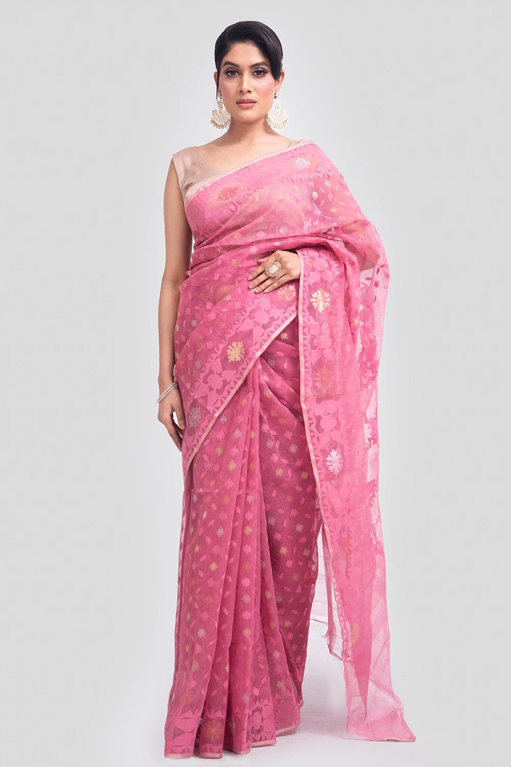 Belwari Jamdani Saree