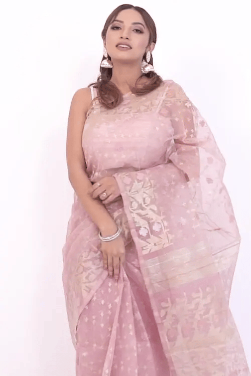 Belwari Jamdani Saree