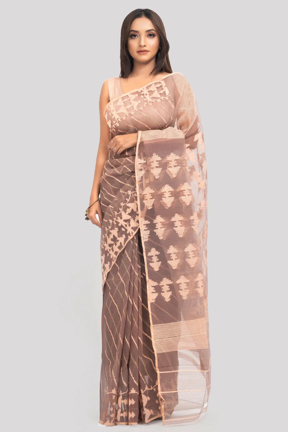 Belwari Jamdani Saree
