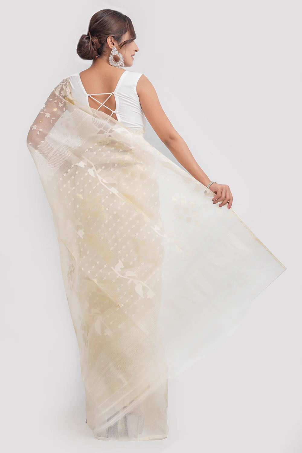 Belwari Jamdani Saree
