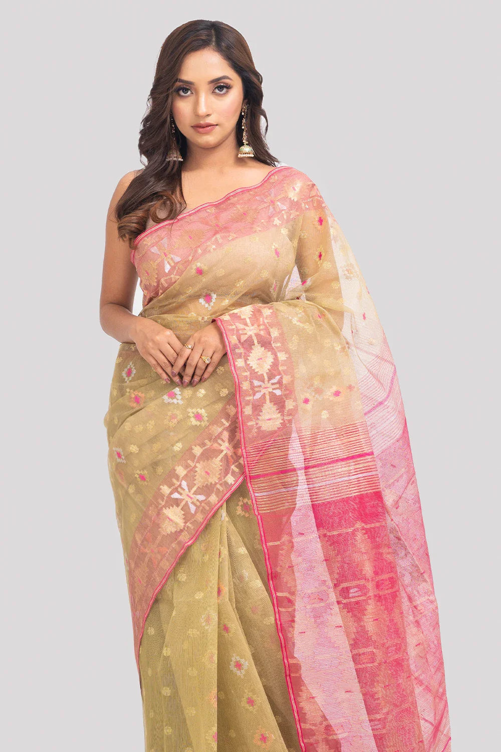 Belwari Jamdani Saree